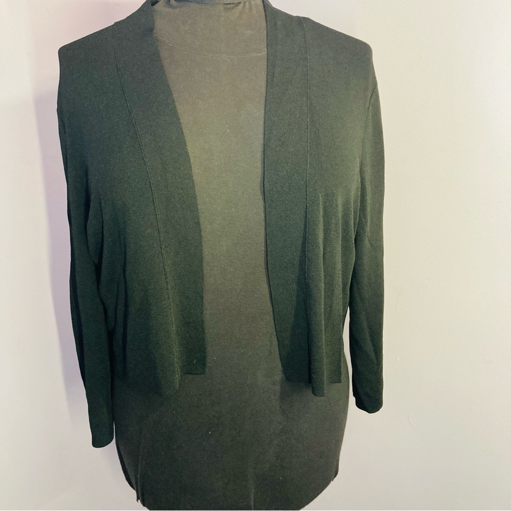 And Taylor Black Shrug Sweater, EUC, Size XL